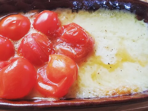 ミニトマトのチーズフォンデュ